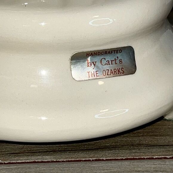 Vintage Angel Music Box Plays Gather At The River White God Loves You Inscribed - Picture 13 of 15